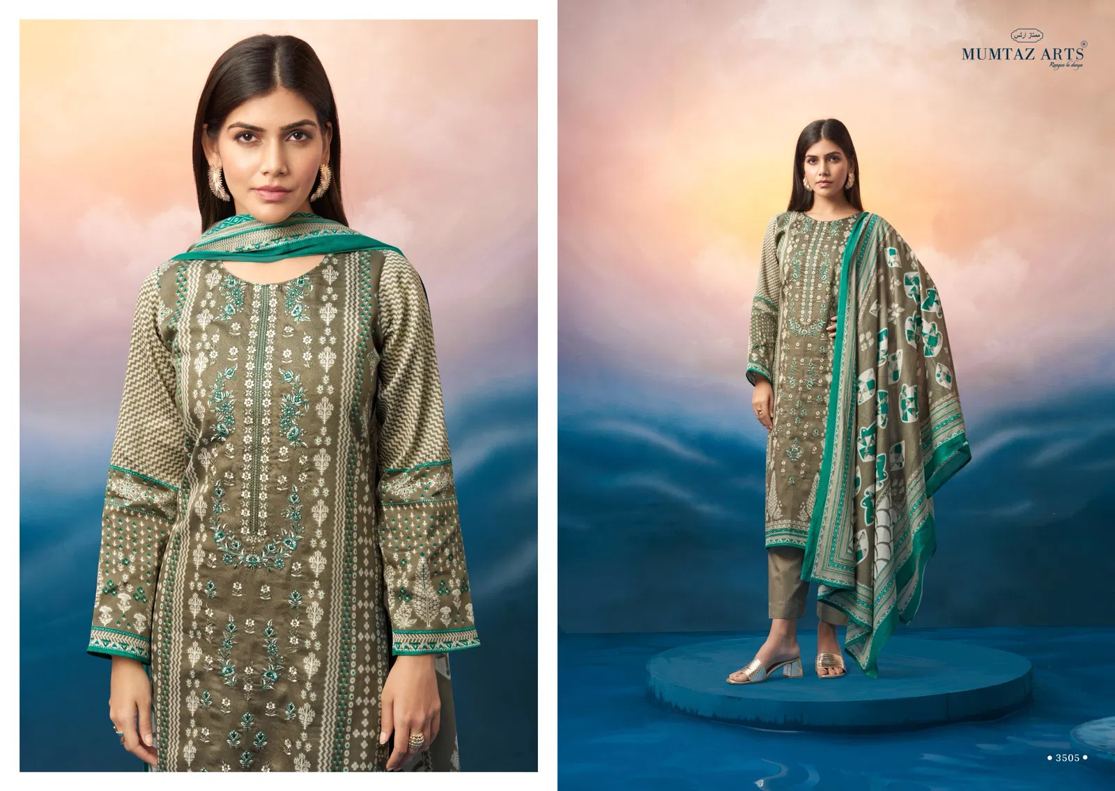 Noor E Jahan By Mumtaz Jam Satin Digital Printed Dress Material Orders In India